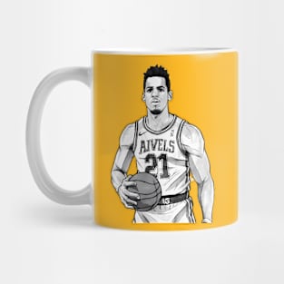 a basketball player sketch art Mug